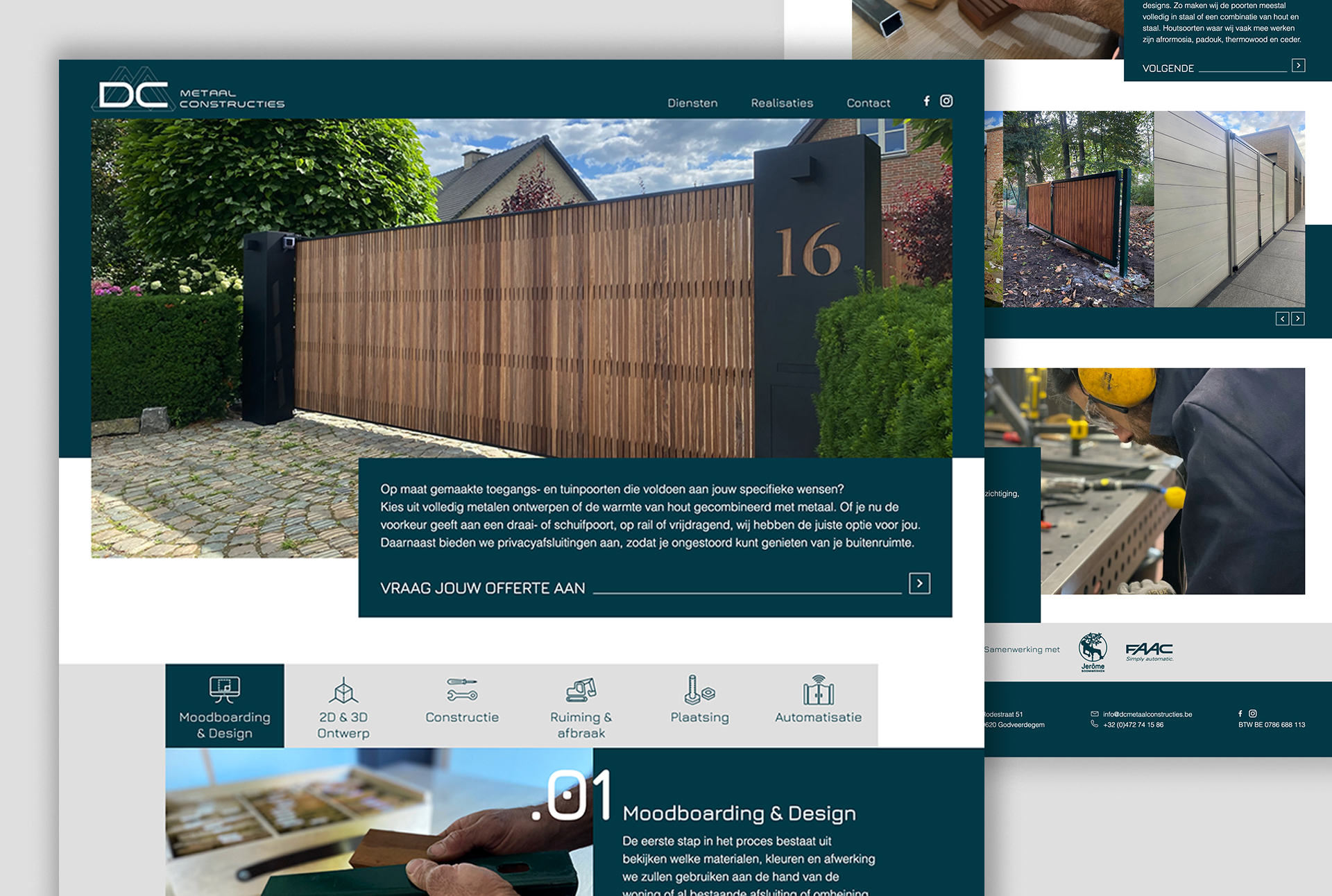 DC Metaalconstructies webdesign